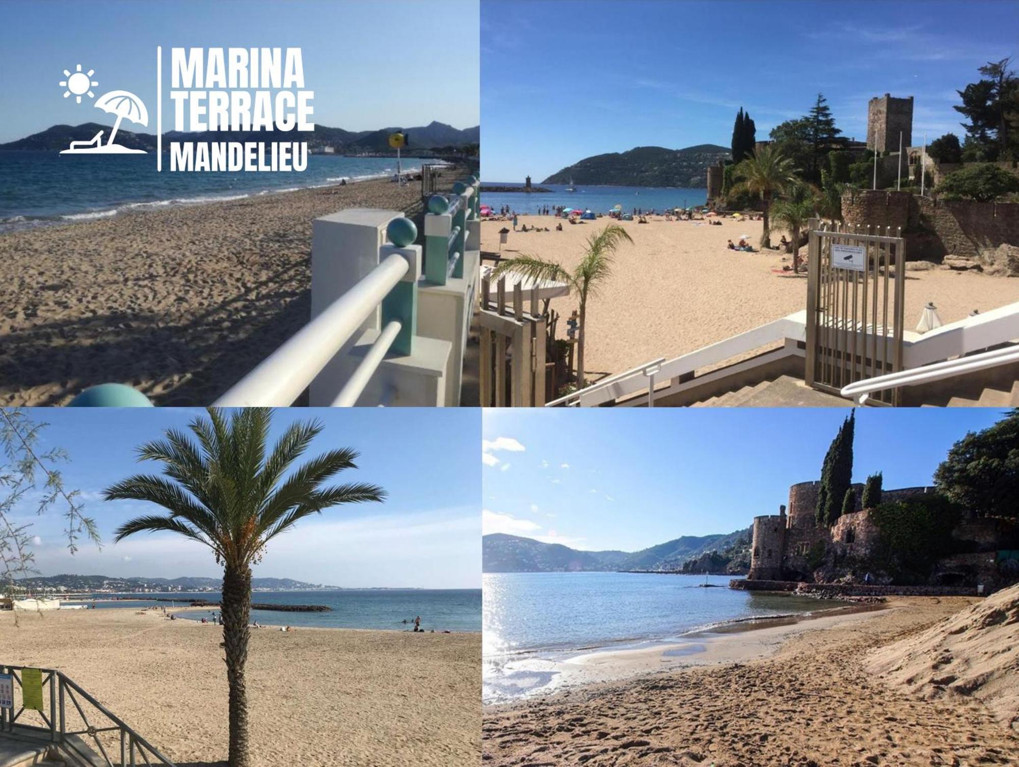 Apartmán Marina Terrace Mandelieu Exteriér fotografie