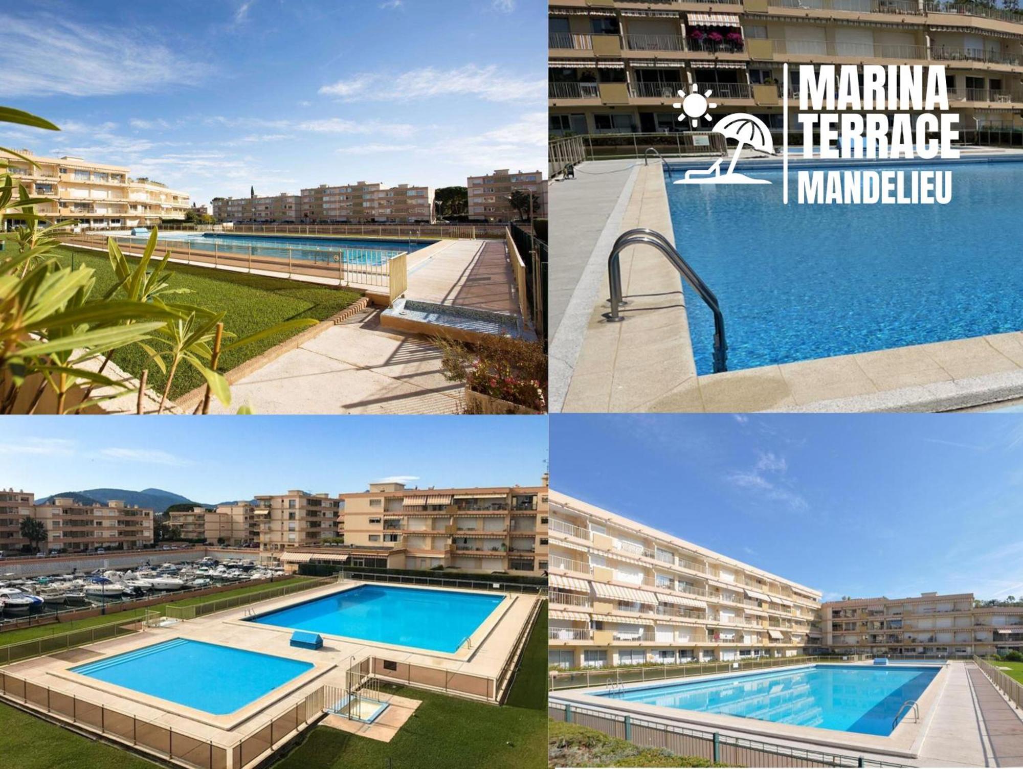 Apartmán Marina Terrace Mandelieu Exteriér fotografie