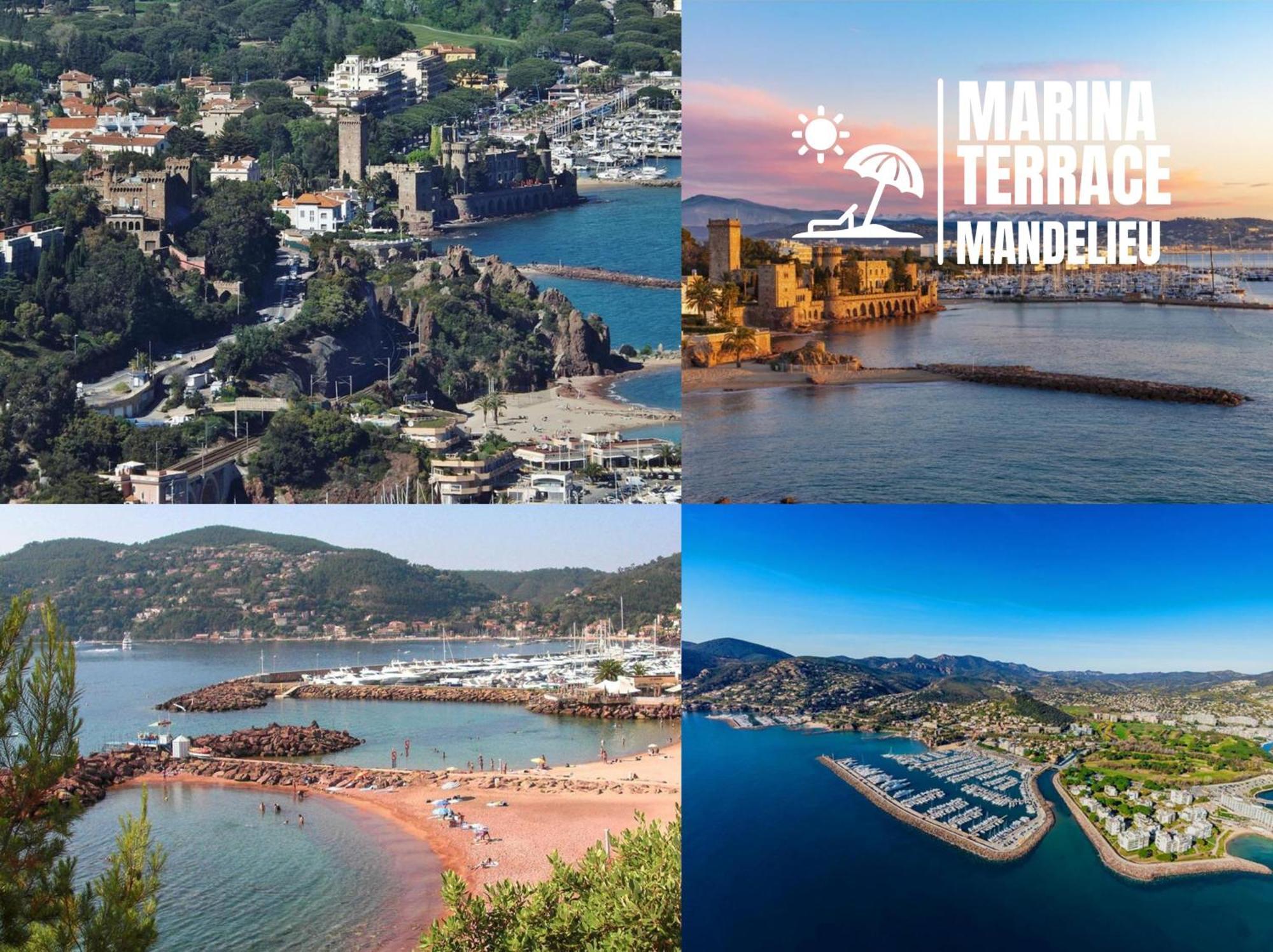 Apartmán Marina Terrace Mandelieu Exteriér fotografie