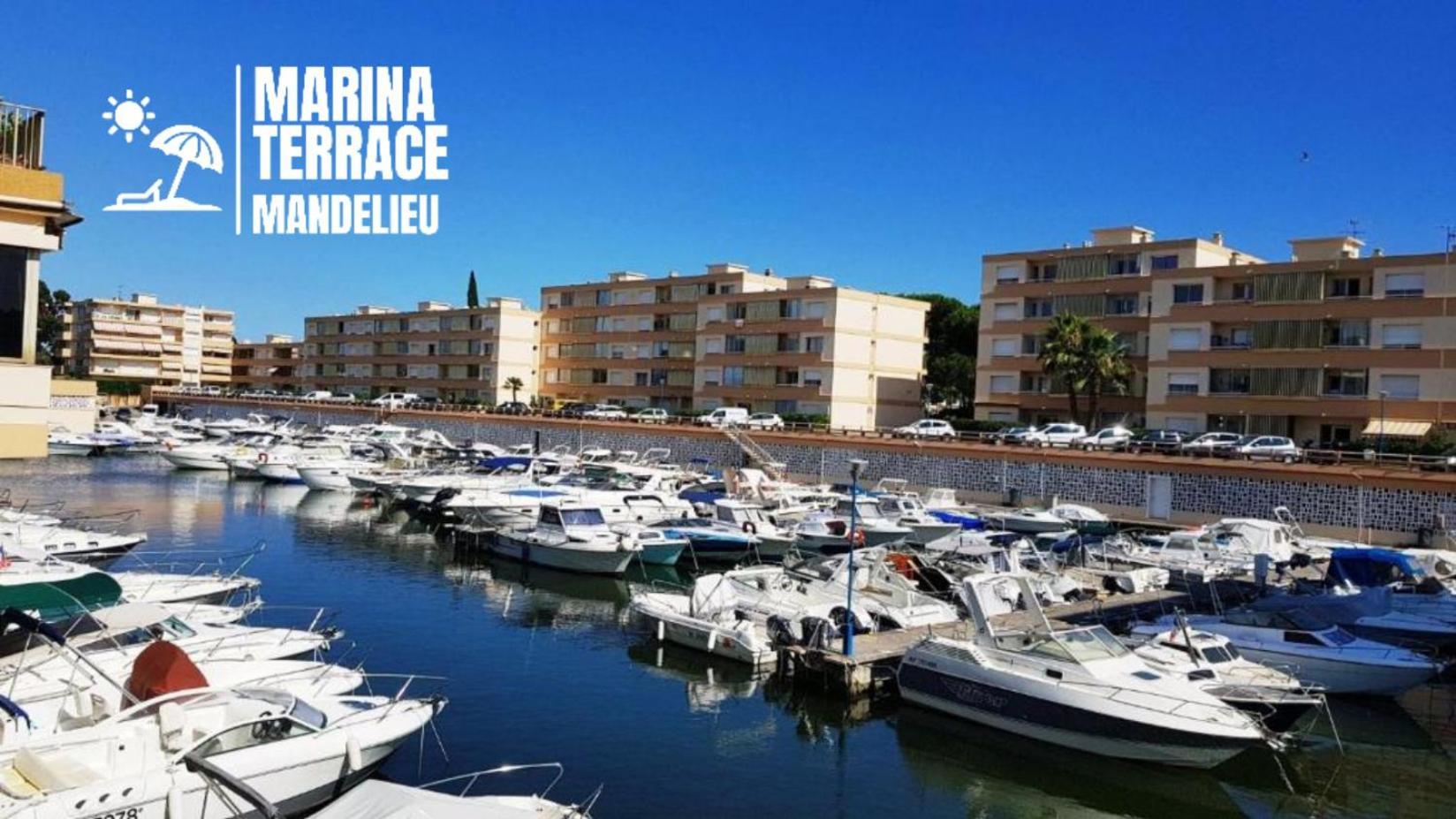 Apartmán Marina Terrace Mandelieu Exteriér fotografie