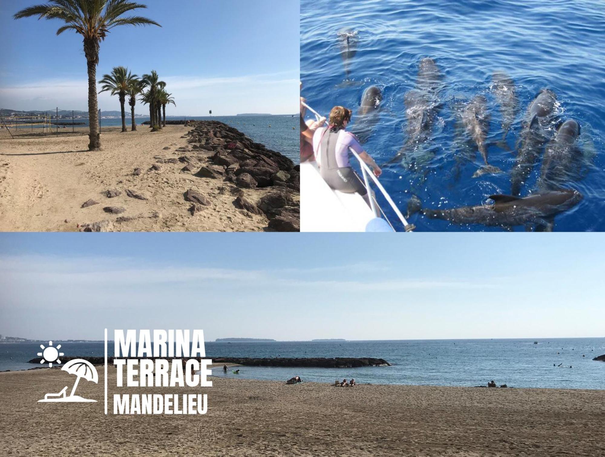 Apartmán Marina Terrace Mandelieu Exteriér fotografie