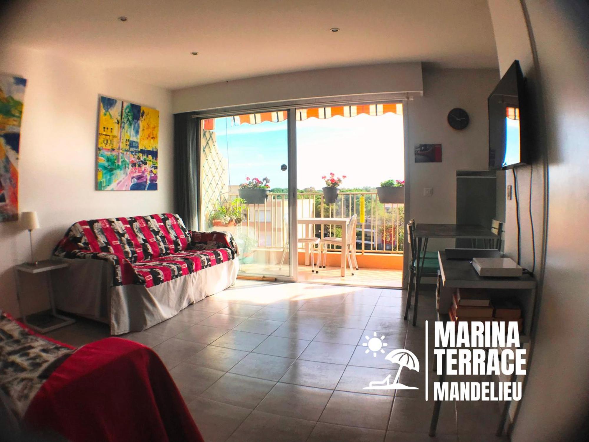 Apartmán Marina Terrace Mandelieu Exteriér fotografie